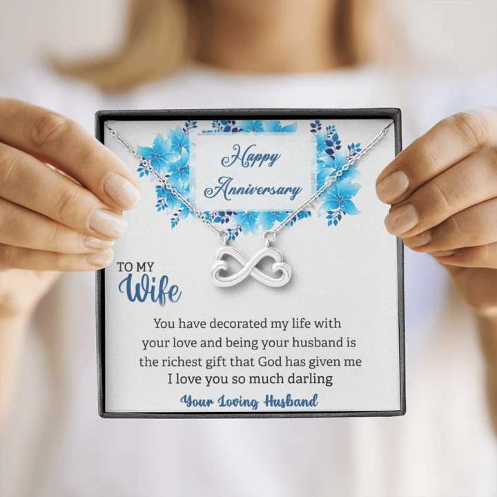 Marriage Anniversary Gift For Wife - 925 Sterling Silver Pendant For Karwa Chauth Rakva