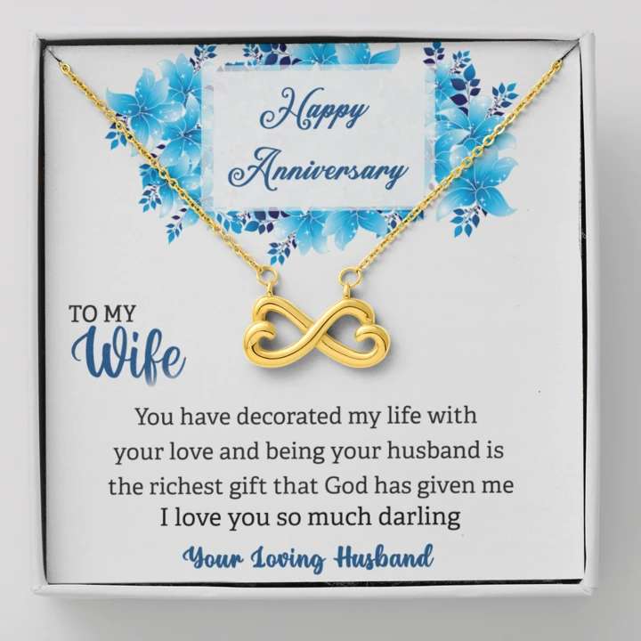 Marriage Anniversary Gift For Wife - 925 Sterling Silver Pendant For Karwa Chauth Rakva
