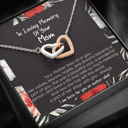 Memorial Necklace, In Loving Memory Loss Of You Mom Remembrance Necklace, Forever Necklace Rakva
