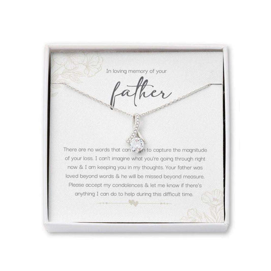Memorials Necklace, Dad Memorial Gift, Dad Sympathy Gift, Dad Condolence Gift,Loss Of Dad Memorial Gift, Grief Gift, Rakva