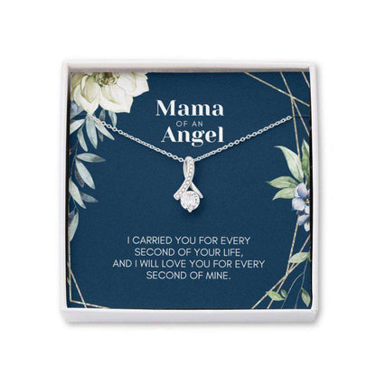 Memorials Necklace, Mama Of An Angel: Miscarriage Necklace Gift, Sorry For Your Loss, Angel Baby Bereavement Beauty Necklace Rakva