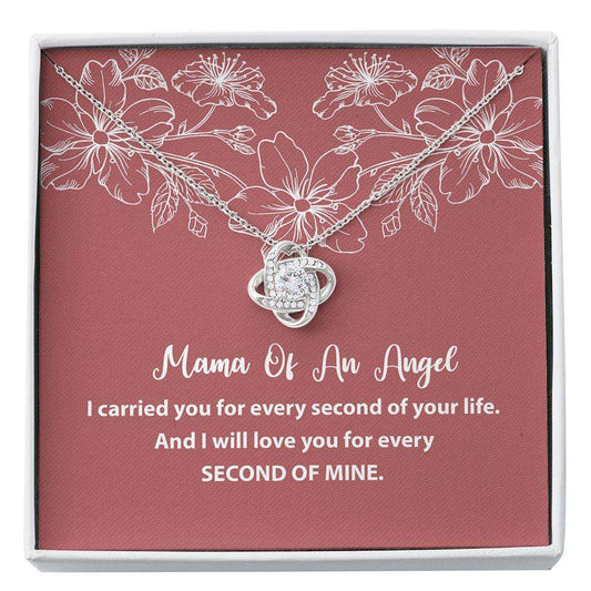 Memorials Necklace, Mama Of An Angel: Miscarriage Necklace Gift, Sorry For Your Loss, Angel Baby Bereavement Custom Necklace Rakva