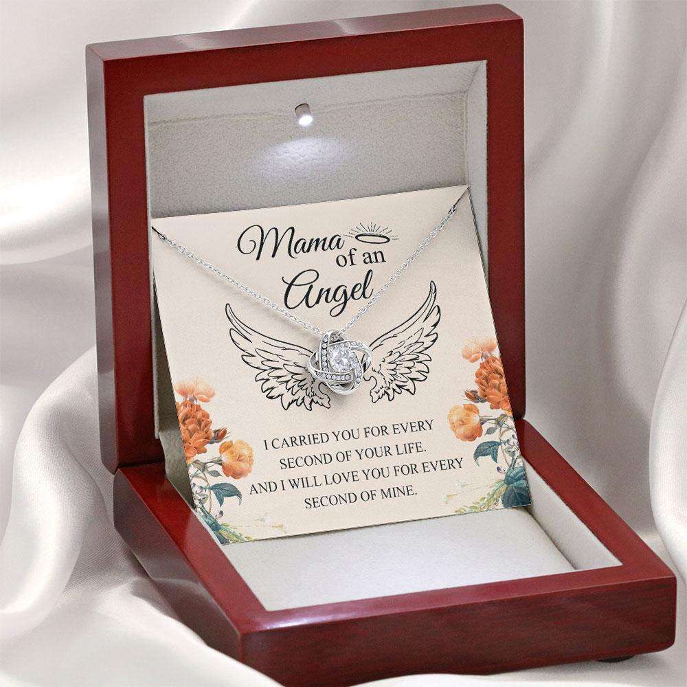Memorials Necklace, Mama Of An Angel: Miscarriage Necklace Gift, Sorry For Your Loss, Angel Baby Bereavement Gift, Custom Necklace Rakva