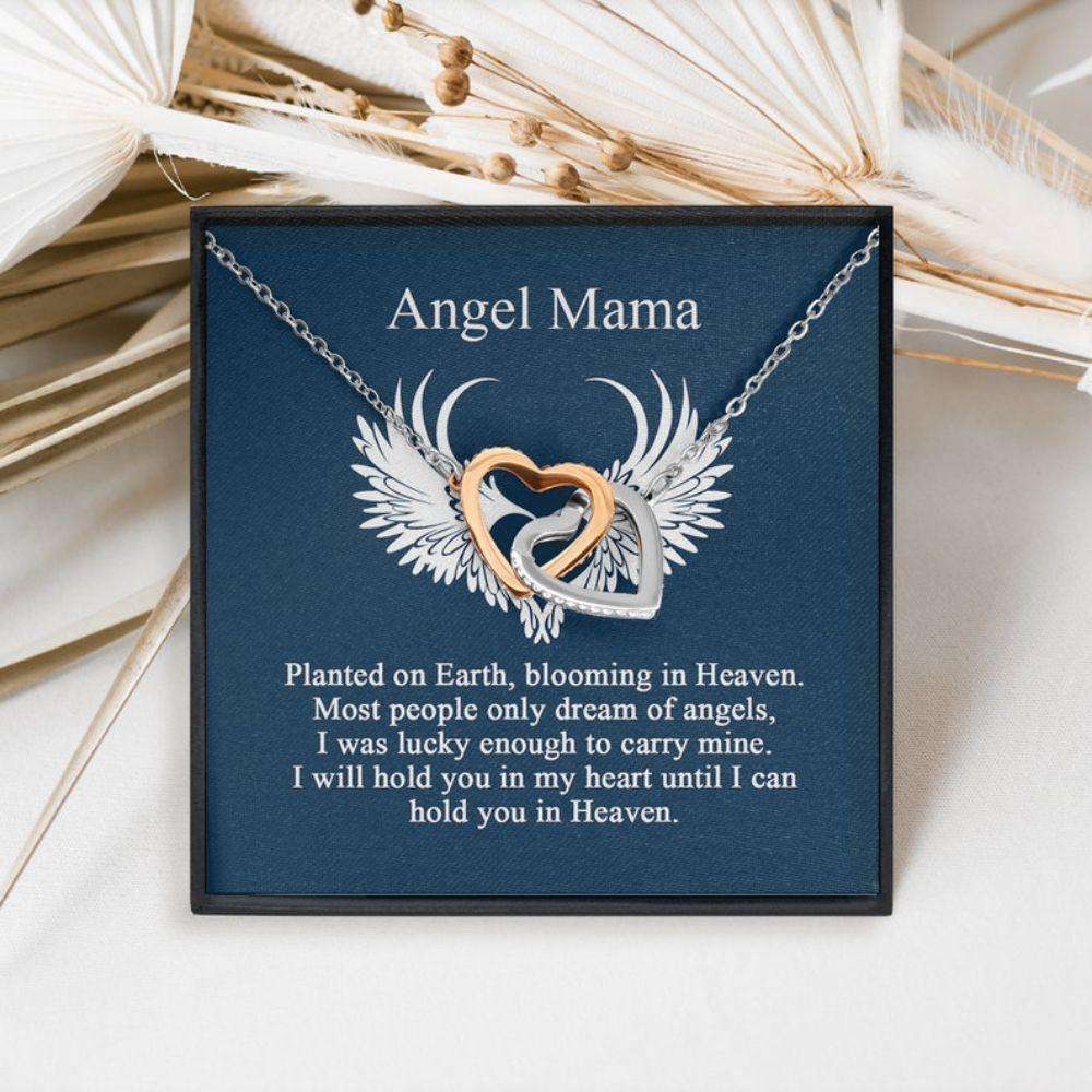 Memorials Necklace, Mama To An Angel Miscarriage Necklace Gift, Angel Baby, Pregnancy Loss Gift, Bereavement Gift Rakva