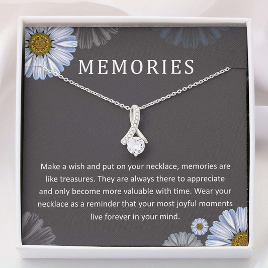 Memories Necklace, Alluring Beauty Necklace “ Reminder Memories Are Treasures Necklace Rakva