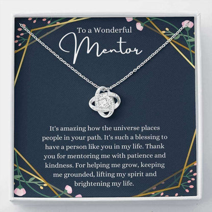 Mentor Gift For Women Necklace, Gift For Boss, Teacher, Professor, Tutor, Thank You Gifts For Friend Rakva