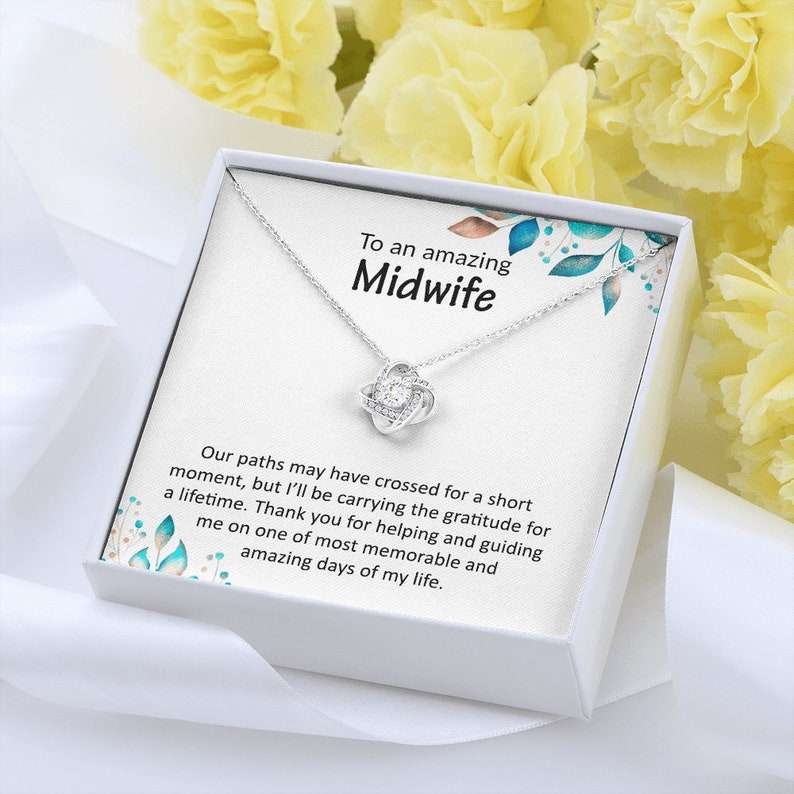 Midwife Necklace Gift, Midwife Appreciation Gift, Thank You Gift For Midwife, Labor And Delivery Nurse Thank You Gifts, Midwife Gift Necklace Rakva