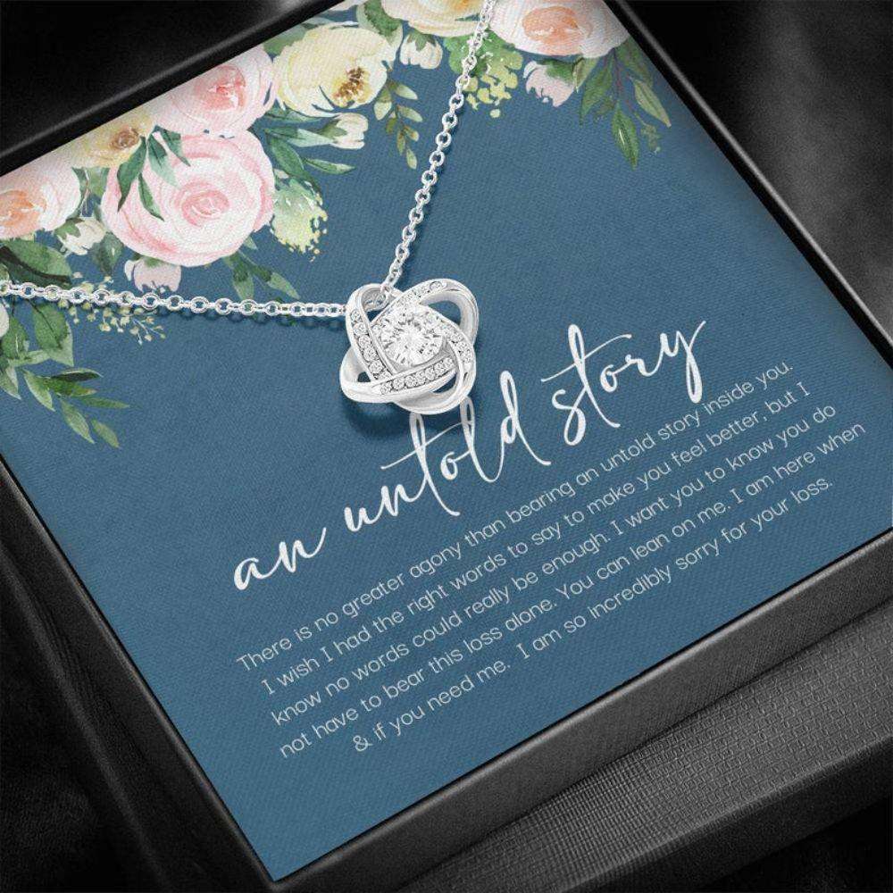 Miscarriage Necklace Gift, Baby Loss Sympathy Gift, Condolence Gift, Memorial Gift, Infant Loss Bereavement Necklace Rakva