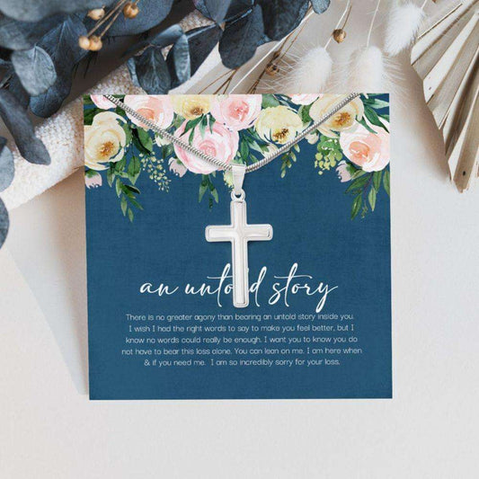 Miscarriage Necklace Gift, Loss Of Baby Keepsake Sympathy Gift, Baby Loss Memorial Gift, Infant Loss Bereavement Necklace Rakva