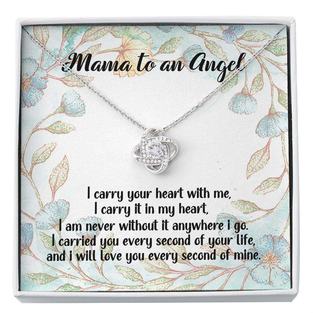 Miscarriage Necklace Gift, Mama To An Angel, Miscarriage Keepsake, Angel Baby, Pregnancy Loss, Bereavement Gift, Birthstone Custom Necklace Rakva