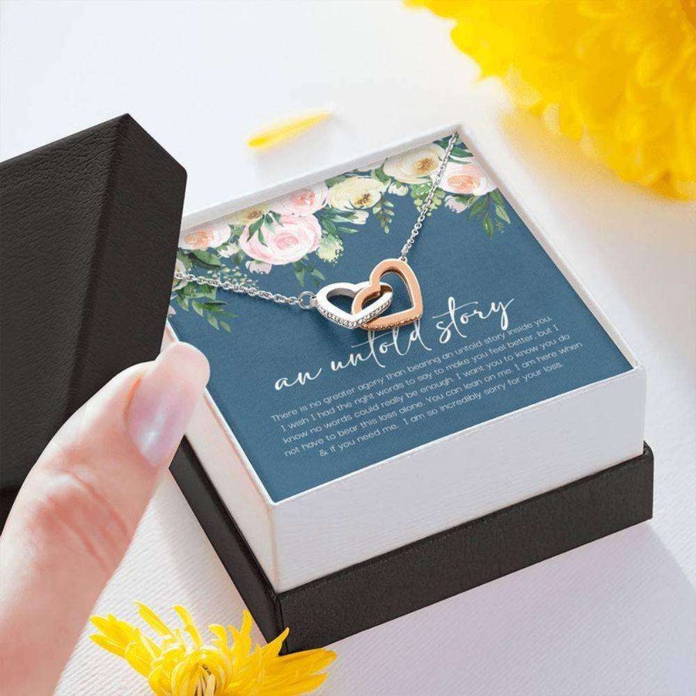 Miscarriage Necklace Gift, Stillborn Sympathy Gift, Baby Loss Memorial Gift, Infant Loss Bereavement Necklace Rakva