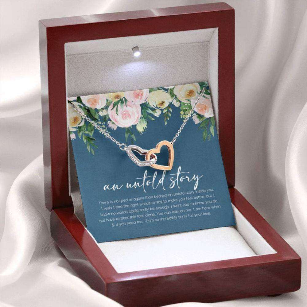 Miscarriage Necklace Gift, Stillborn Sympathy Gift, Baby Loss Memorial Gift, Infant Loss Bereavement Necklace Rakva