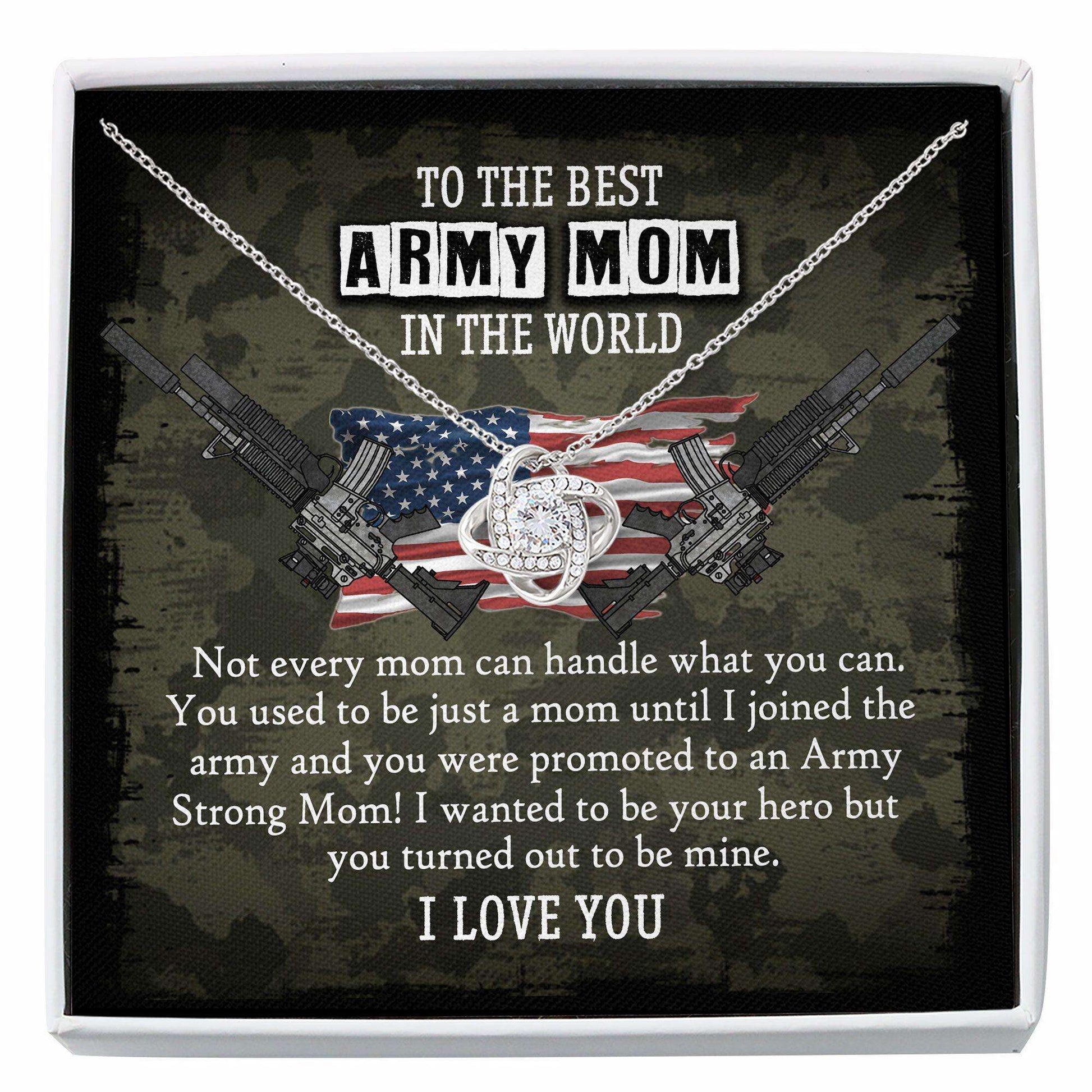 Mom Necklace, Army Mom Necklace €“ Proud Army Mom Gift Mothers Day