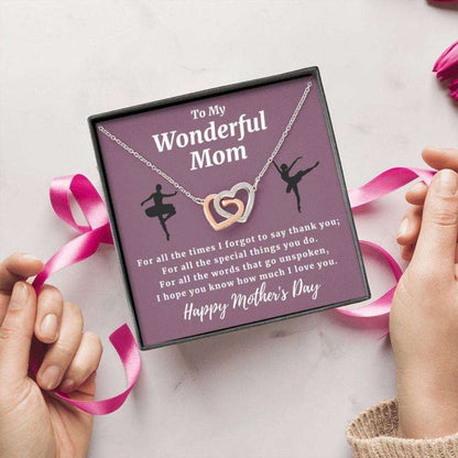 Mom Necklace, Dance Lover Mom Gift, Ballet Mom Gifts, Gift For Mom, Necklace For Mom Gifts for Mother (Mom) Rakva