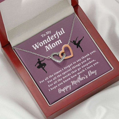 Mom Necklace, Dance Lover Mom Gift, Ballet Mom Gifts, Gift For Mom, Necklace For Mom Gifts for Mother (Mom) Rakva