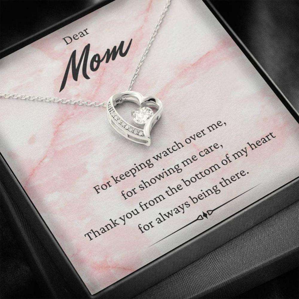 Mom Necklace, Dear Mom Necklace, Keeping Watch, Mother’S Day Gift For Mom From Daughter Son Gifts For Daughter Rakva