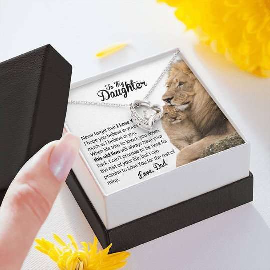 Mom Necklace, For Mom This Old Lion Family Love Forever Love Necklace Gifts for Mother (Mom) Rakva