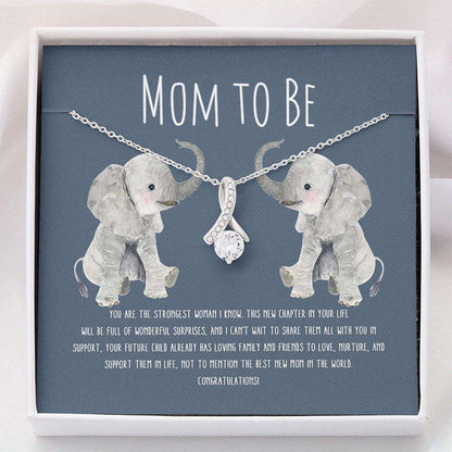 Mom Necklace, Gift For Expecting Moms Necklace “ Mom To Be Necklace Gifts For Mom To Be (Future Mom) Rakva