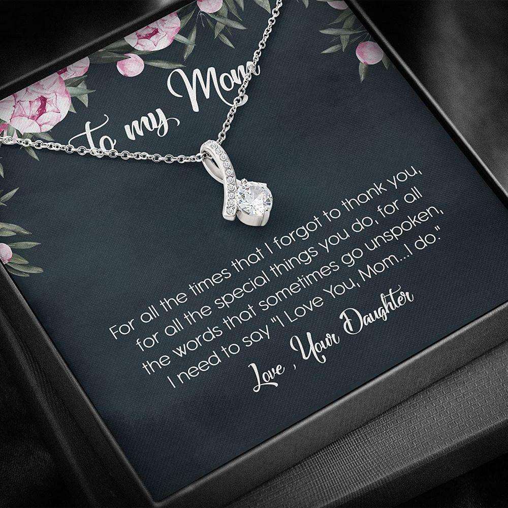Mom Necklace, Gift For Mom “ To My Mom Gift Thank To Mom Mother Day Necklace Gifts for Mother (Mom) Rakva