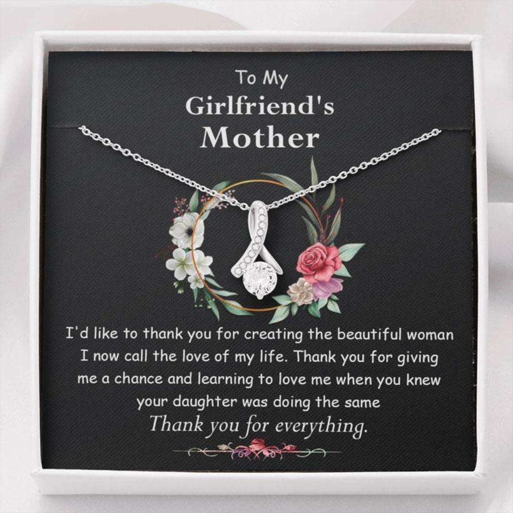 Mom Necklace, Gifts For Girlfriend’S Mom, Girlfriends Mom Birthday Christmas Gift Rakva