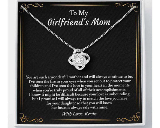 Mom Necklace, Girlfriend Mom Necklace, Girlfriend Mom’S Gift, Gift For Girlfriend’S Mother, Valentines Day Gift For Girlfriends Mom Gifts For Friend Rakva