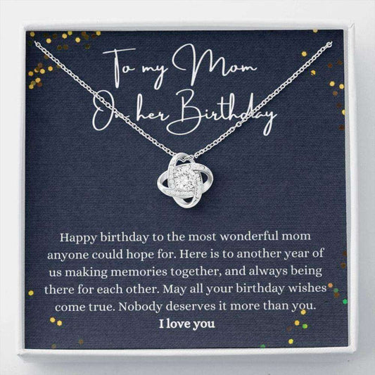 Mom Necklace, Happy Birthday Mom Necklace, Gift For Mother Birthday, Mom Thoughtful Gift Gifts for Mother (Mom) Rakva