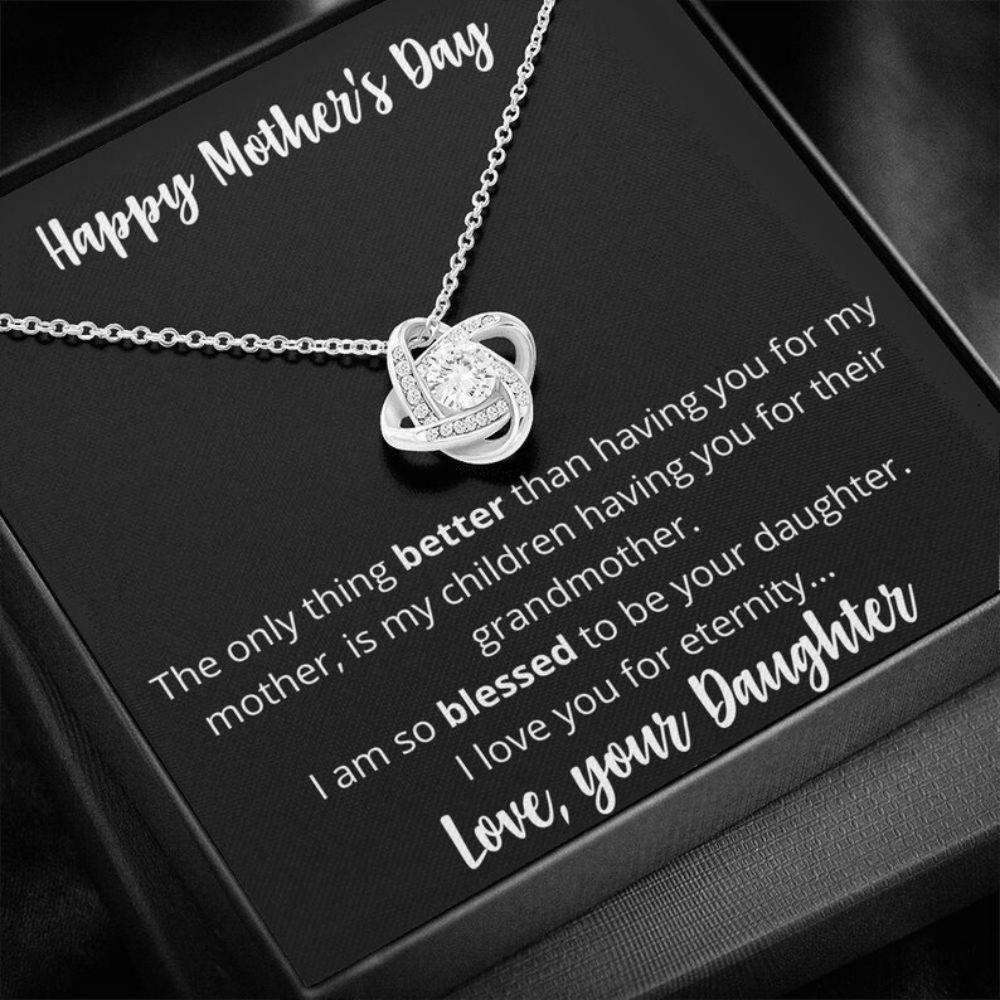 Mom Necklace, Happy Mother’S Day Necklace Gift For Mom From Daughter Son, Cute Gift For Mom Gifts For Daughter Rakva