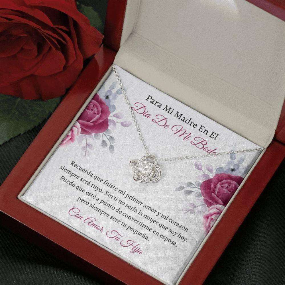 Mom Necklace, Madre De La Novia Gift €“ Keepsake Bride’S Mom €“ Latina Mom Of Bride Wedding Necklace €“ Madre De La Novia