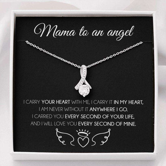 Mom Necklace, Mama To An Angel Necklace, Miscarriage Gift, Miscarriage Keepsake, Pregnancy Loss Rakva