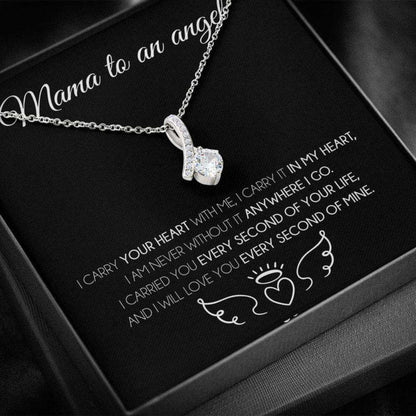 Mom Necklace, Mama To An Angel Necklace, Miscarriage Gift, Miscarriage Keepsake, Pregnancy Loss Rakva