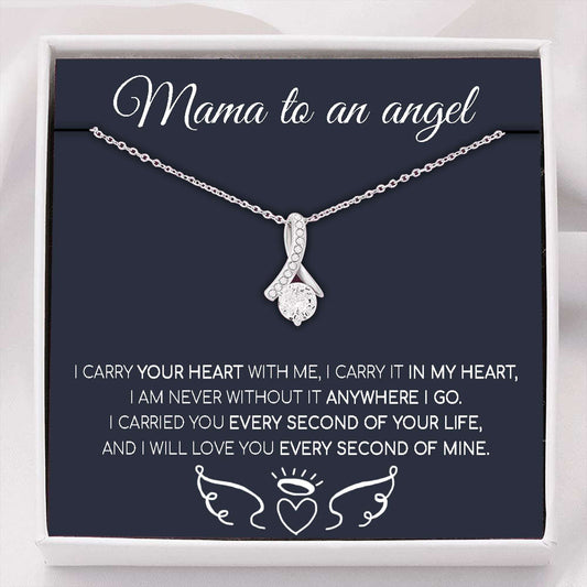 Mom Necklace, Mama To An Angel Necklace, Miscarriage Gift, Miscarriage Keepsake, Pregnancy Loss Rakva