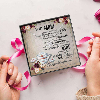 Mom Necklace Mom Nurse Necklace Gift “ Always Be Your Litte Girl Gifts for Mother (Mom) Rakva