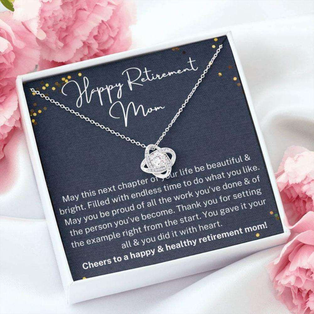 Mom Necklace, Mom Retirement Necklace, Retirement Gift For Mom, Gift For Retiring Mother Gifts for Mother (Mom) Rakva