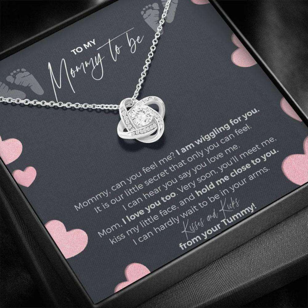 Mom Necklace, Mommy Necklace Love You From Your Tummy Necklace “ Pregnancy Gift For Mommy Rakva