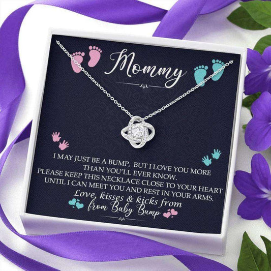 Mom Necklace, Mommy To Be Necklace Love From Baby Bump “ Gift For First Time Mom Pregnancy Rakva