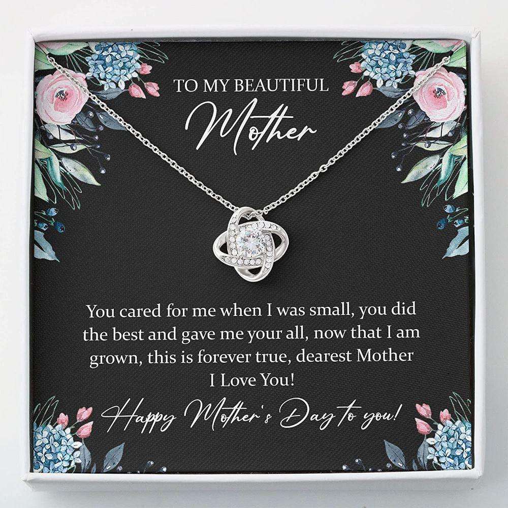Mom Necklace, Mother Day Necklace To My Beautiful Mother “ Necklace Gift For Mom Gifts for Mother (Mom) Rakva