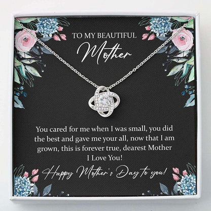 Mom Necklace, Mother Day Necklace To My Beautiful Mother “ Necklace Gift For Mom Gifts for Mother (Mom) Rakva