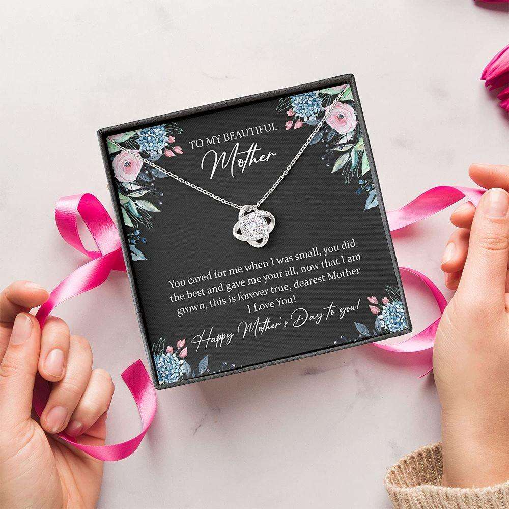 Mom Necklace, Mother Day Necklace To My Beautiful Mother “ Necklace Gift For Mom Gifts for Mother (Mom) Rakva