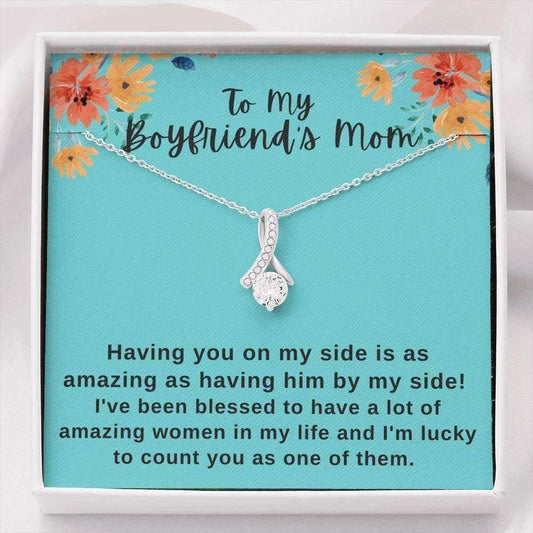 Mom Necklace, Mother-In-Law Necklace, Gift To My Boyfriend’S Mom Necklace, Gift For Future Mother-In-Law Gifts for Mother (Mom) Rakva