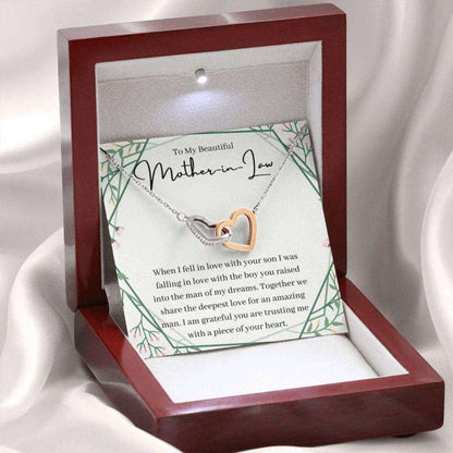 Mom Necklace, Mother-In-Law Necklace Gift, Wedding Day Gift For My Mother-In-Law From Bride Gifts for Mother (Mom) Rakva