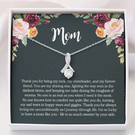 Mom Necklace, Mother-In-Law Necklace, Mother Daughter Necklace “ Birthday Gifts For Daughter From Mom Dughter's Day Rakva