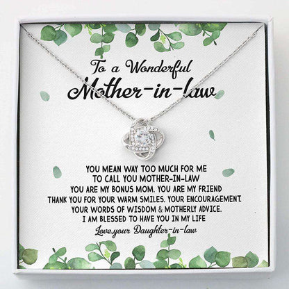 Mom Necklace, Mother-In-Law Necklace, Mother Daughter Necklace Gift For Mother Of My Husband Gifts For Daughter Rakva