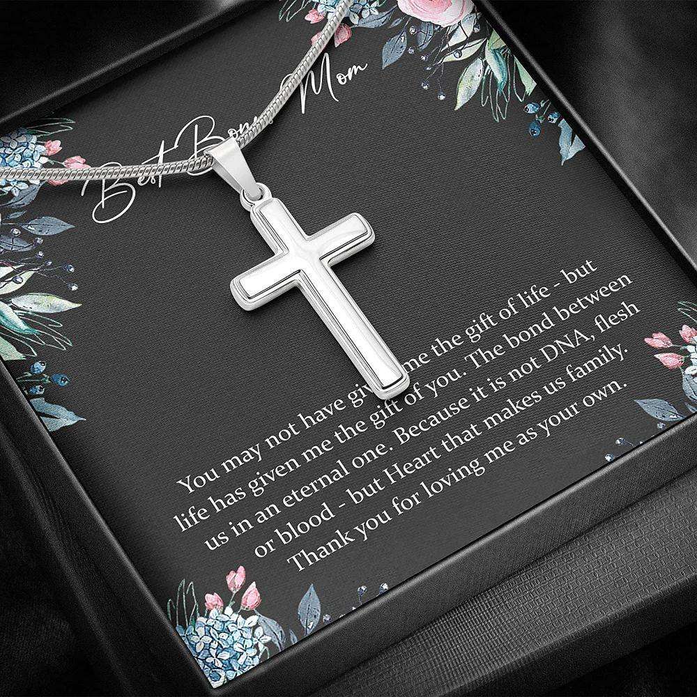 Mom Necklace, Mother-In-Law Necklace, Stepmom Necklace, Bonus Mom Necklace Gift For Step Mom Mother Day Gifts for Mother (Mom) Rakva