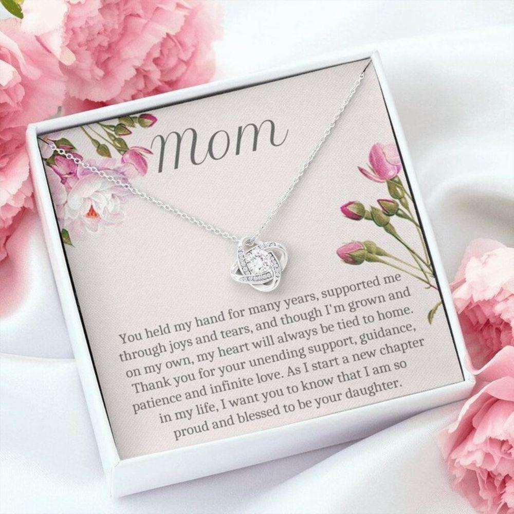 Mom Necklace, Mother Of The Bride Gift From Daughter, To My Mom On My Wedding Day, Mother Of The Bride Necklace, Wedding Day Gift Gifts For Daughter Rakva