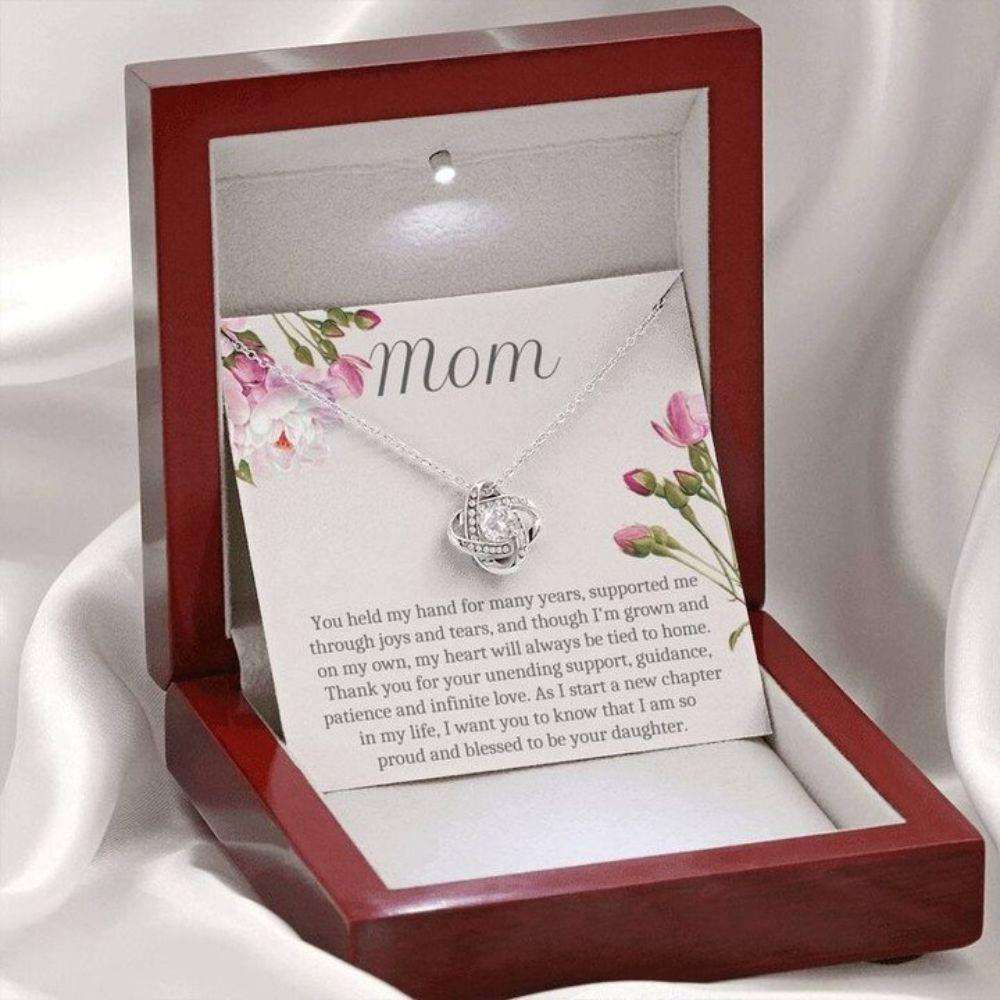 Mom Necklace, Mother Of The Bride Gift From Daughter, To My Mom On My Wedding Day, Mother Of The Bride Necklace, Wedding Day Gift Gifts For Daughter Rakva