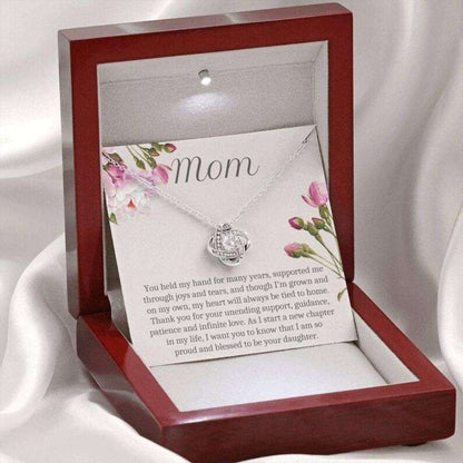 Mom Necklace, Mother Of The Bride Gift From Daughter, To My Mom On My Wedding Day, Mother Of The Bride Necklace, Wedding Day Gift Gifts For Daughter Rakva