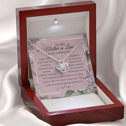 Mom Necklace, Mother Of The Bride Gift From Groom, Mother In Law Gift On Wedding Day From Groom, Gifts For Mother Of The Bride, Future Mother-In-Law Gifts for Mother (Mom) Rakva