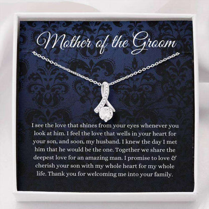 Mom Necklace, Mother Of The Groom Gift Necklace, Wedding Gift, Bridal Party, Future Mother-In-Law Gift Gifts for Mother (Mom) Rakva