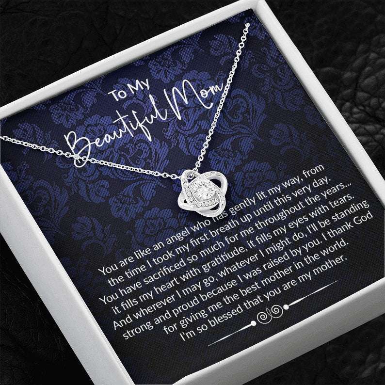 Mom Necklace, Mother Son Gift, Mom Gift From Son, Mother And Son, Mom Necklace From Son Gifts for Mother (Mom) Rakva