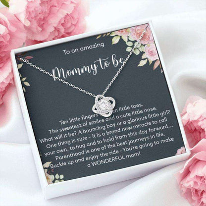 Mom Necklace, Mothers Day Necklace A Wonderful Mom “ Love Knot Necklace Gifts for Mother (Mom) Rakva